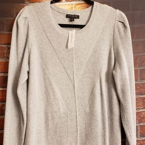 Banana Republic Grey Puff Sleeve Sweater ~ XL NWT